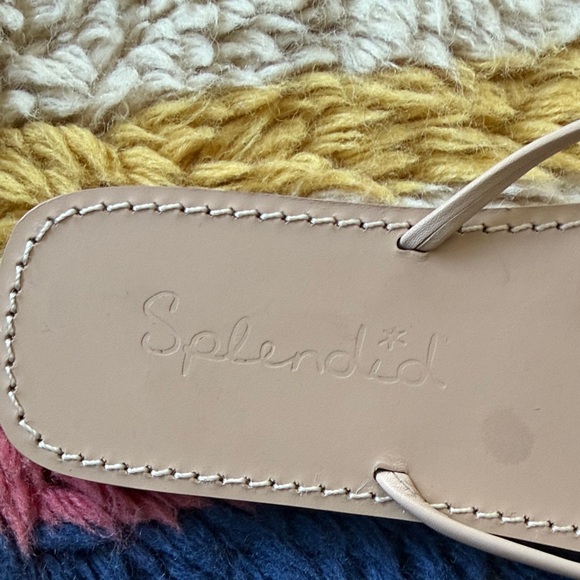 Splendid Cream Strappy Sandals Size 9 - Picture 2 of 3